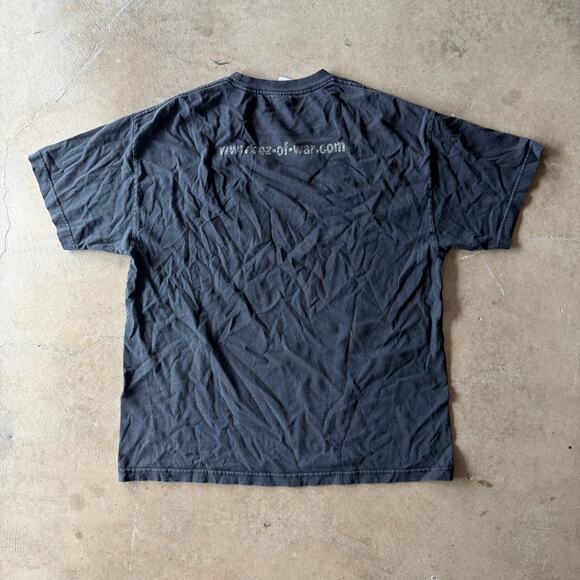 VINTAGE 90S Y2K REZ OF WAR METAL GOTH PUNK T-SHIRT MUSIC BAND GRAPHIC MENS XL - Picture 3 of 5